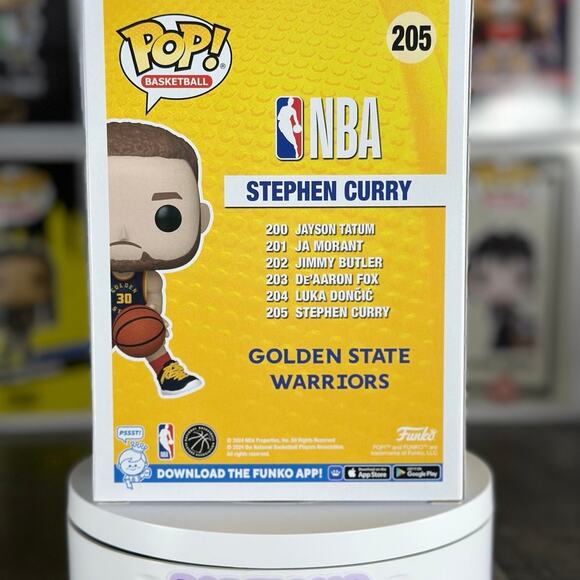 NBA Golden State Warriors Stephen Curry (City Edition 2024) Funko Pop! - Picture 3 of 6